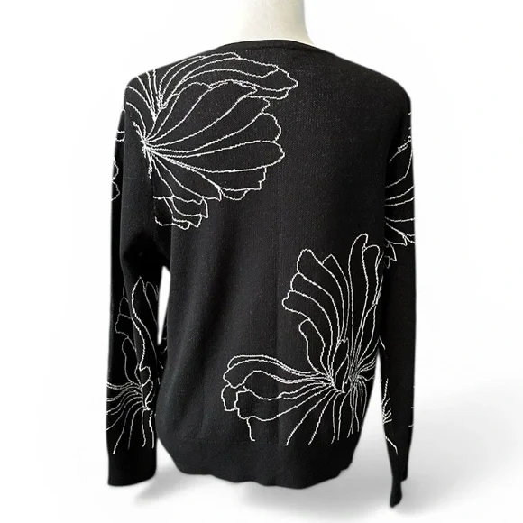 Ann Taylor Floral Cardigan - Picture 2 of 6